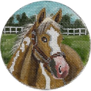 click here to view larger image of Horse Round (hand painted canvases)