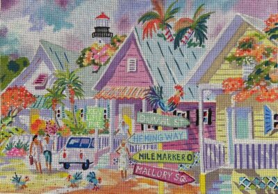 click here to view larger image of Conch Republic  (hand painted canvases)