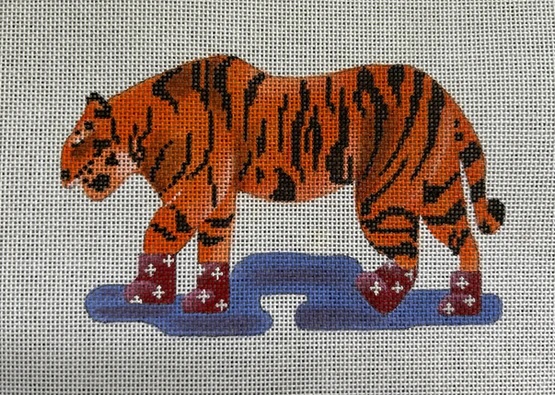 click here to view larger image of Tiger in Boots (hand painted canvases)