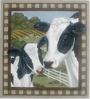 click here to view larger image of Cow and Calf (hand painted canvases)