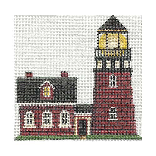 click here to view larger image of Brick Lighthouse (hand painted canvases)