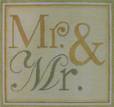 click here to view larger image of Mr. & Mr. (hand painted canvases)