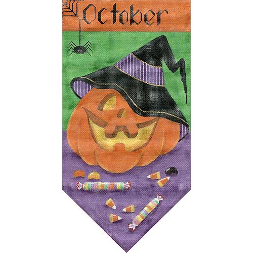click here to view larger image of October Banner (hand painted canvases)