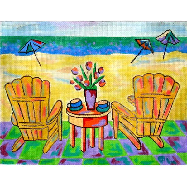 click here to view larger image of Del Mar (hand painted canvases)