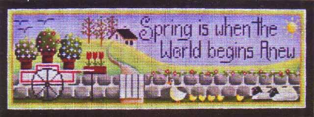 click here to view larger image of Spring, World Begins (hand painted canvases)