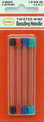 click here to view larger image of Beading Needles Twisted Wire Assorted (accessories)