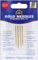 click here to view larger image of DMC Gold Tapestry Needles Size 22 (accessories)