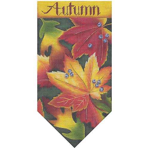 click here to view larger image of Autumn Banner (hand painted canvases)