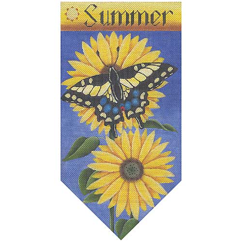 click here to view larger image of Summer Banner (hand painted canvases)