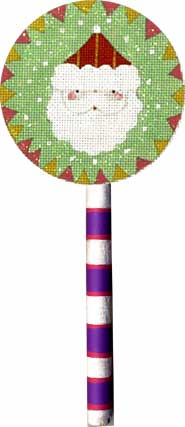 click here to view larger image of Santa Lollipop (hand painted canvases)