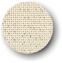 click here to view larger image of Canvas - 18ct Deluxe Mono - Eggshell with Metallic Gold 18ct (fabric)