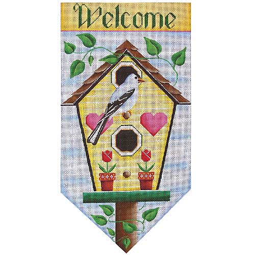 click here to view larger image of Welcome Banner (hand painted canvases)
