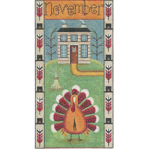 click here to view larger image of November Folk Banner (hand painted canvases)