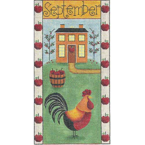click here to view larger image of September Folk Banner (hand painted canvases)