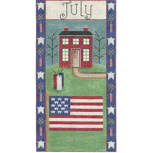 click here to view larger image of July Folk Banner (hand painted canvases)