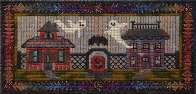 click here to view larger image of Two Haunted Houses (counted canvas work)