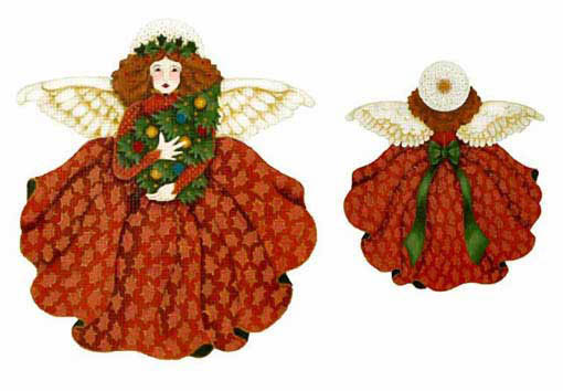 click here to view larger image of Russet Tree Top Angel (hand painted canvases)
