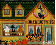 click here to view larger image of Halloweenies Diner (hand painted canvases)