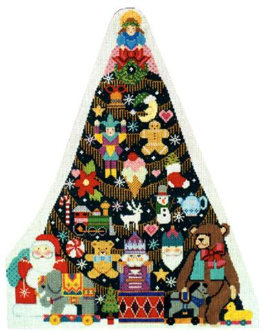 click here to view larger image of Grand Christmas Tree (hand painted canvases)
