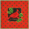 click here to view larger image of Small Cardinal (hand painted canvases)