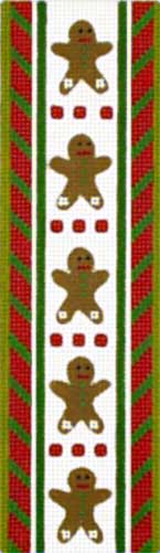 click here to view larger image of Gingerbread Candy Ribbon (hand painted canvases)