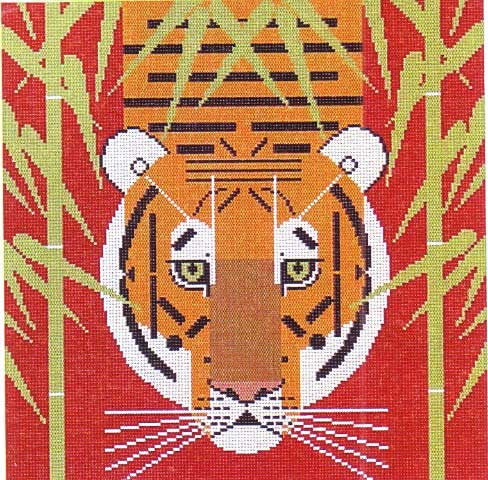 click here to view larger image of Asian Tiger (hand painted canvases)