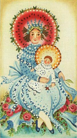click here to view larger image of Watermelon Madonna (hand painted canvases)