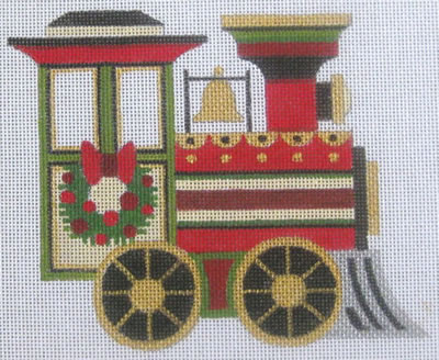 click here to view larger image of Train Engine (includes stitch guide) (hand painted canvases)