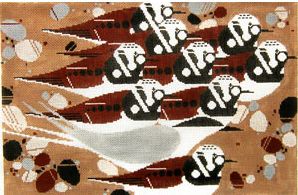 click here to view larger image of Turnstones & Turnstones (hand painted canvases)