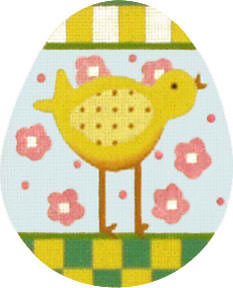 click here to view larger image of Chick Egg (hand painted canvases)