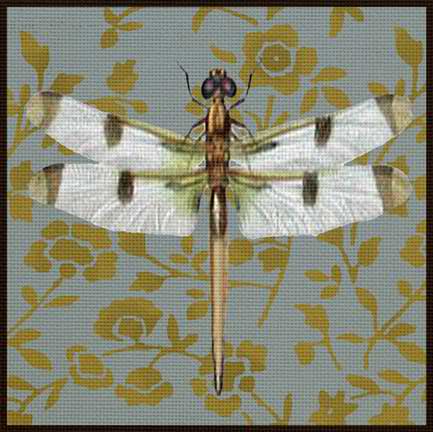 click here to view larger image of Spotted Dragonfly (hand painted canvases)