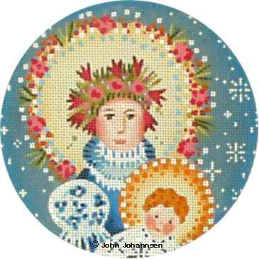 click here to view larger image of Winter Madonna (hand painted canvases)