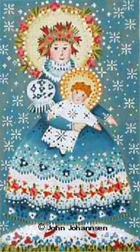 click here to view larger image of Winter Madonna (hand painted canvases)