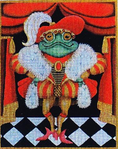click here to view larger image of Frog Prince (hand painted canvases)