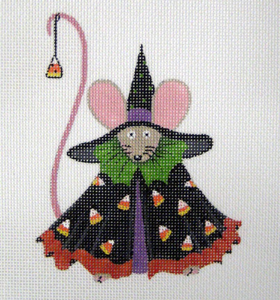 click here to view larger image of Witch Mouse (hand painted canvases)