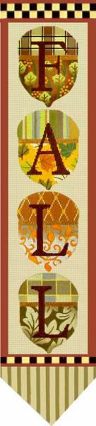 click here to view larger image of Fall Banner (hand painted canvases)