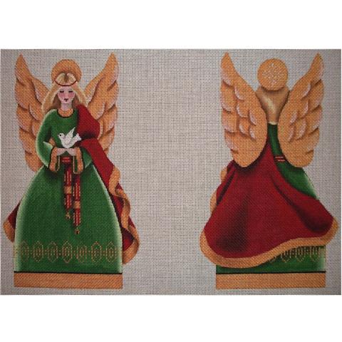 click here to view larger image of Christmas Angel Topper  (hand painted canvases)