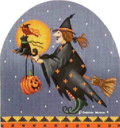 click here to view larger image of Eudora - Trick or Treat Series (hand painted canvases)