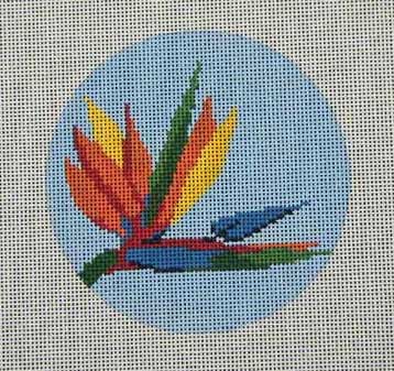 click here to view larger image of Bird of Paradise Ornament (hand painted canvases)