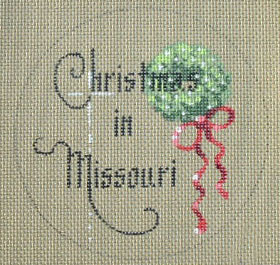 click here to view larger image of Christmas in Missouri  (hand painted canvases)