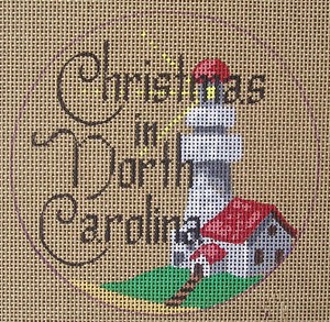 click here to view larger image of Christmas in North Carolina (hand painted canvases)