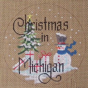 click here to view larger image of Christmas in Michigan (hand painted canvases)