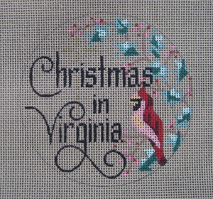 click here to view larger image of Christmas in Virginia (hand painted canvases)