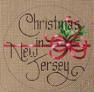 click here to view larger image of Christmas in New Jersey (hand painted canvases)
