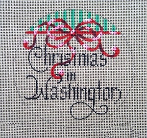 click here to view larger image of Christmas In Washington (hand painted canvases)
