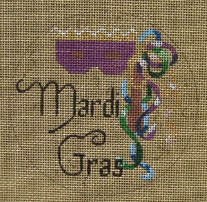 click here to view larger image of Mardi Gras (hand painted canvases)
