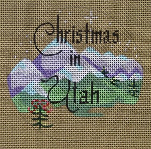 click here to view larger image of Christmas In Utah (hand painted canvases)