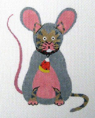 click here to view larger image of Cat in Mouse Costume (hand painted canvases)