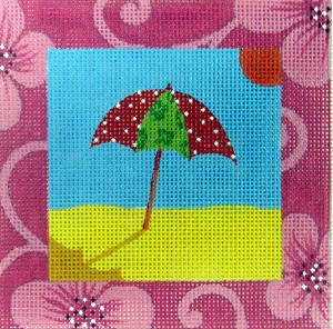 click here to view larger image of Beach Umbrella (hand painted canvases)