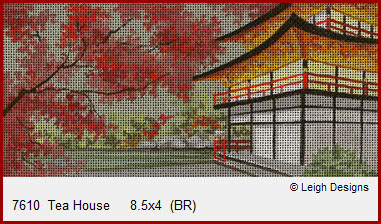 click here to view larger image of Tea House (hand painted canvases)